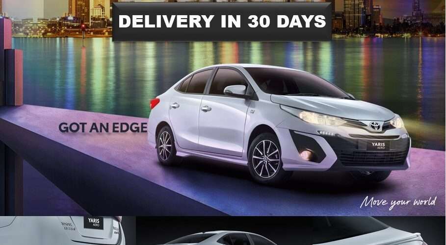 Book Toyota Yaris and Get Delivery in 30 Days